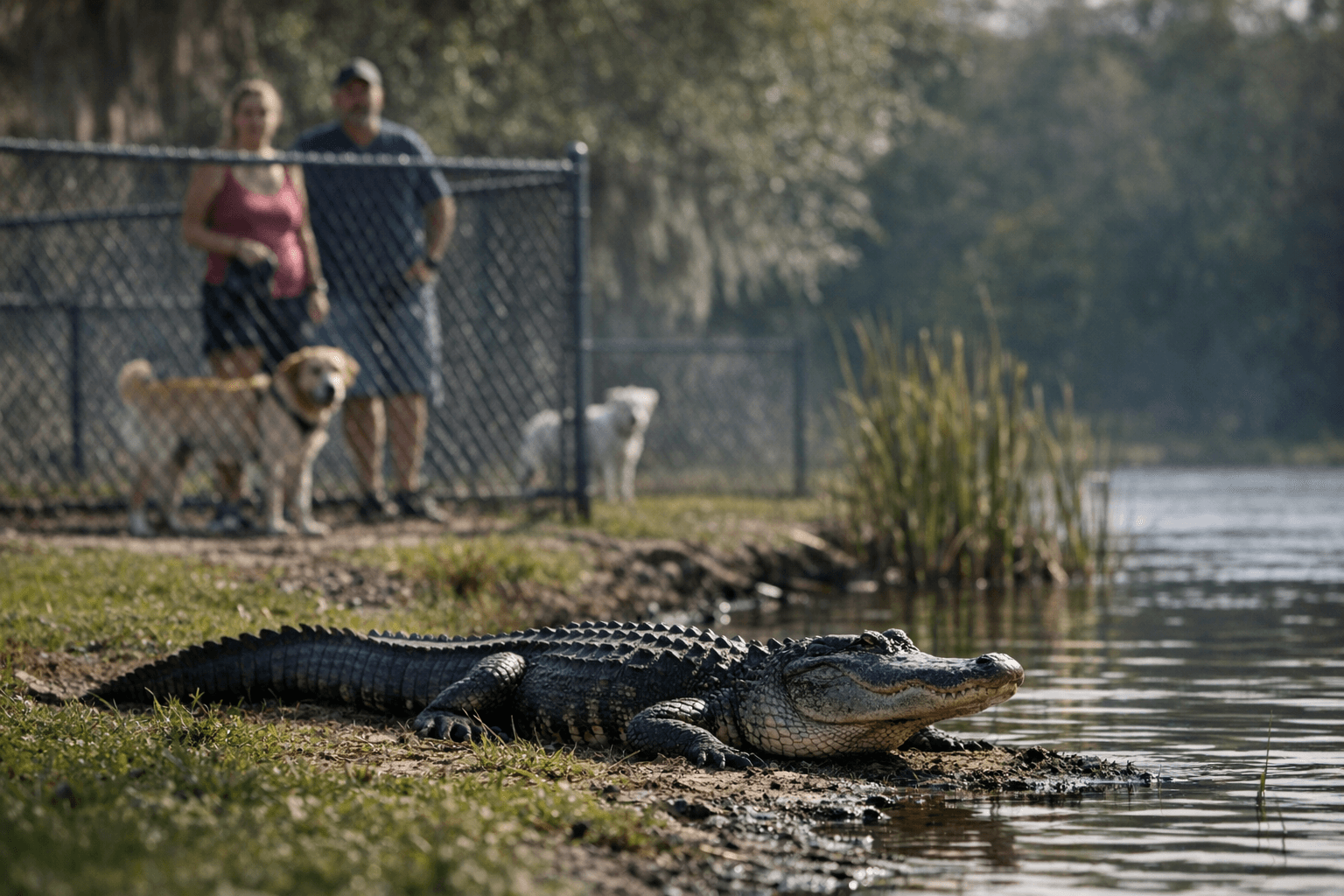 Oviedo Officials Warn Visitors After Alligator Spotted Near Shane Kelly Park Dog Area