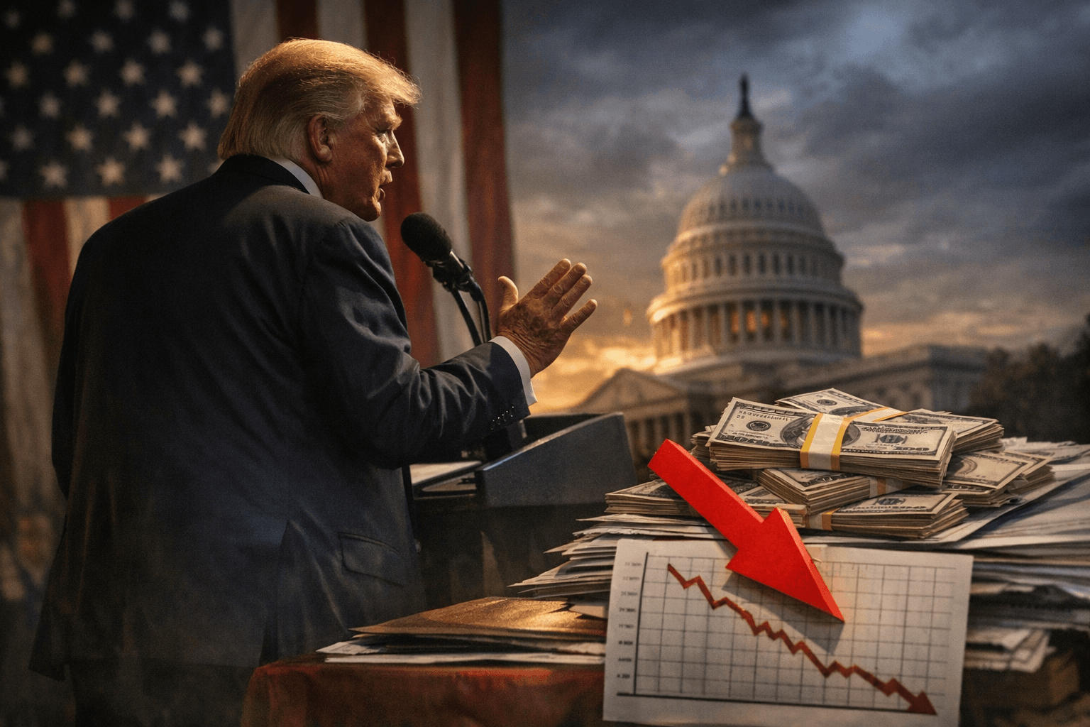 Trump Touts Shrinking Deficit, but His Plans Could Worsen It Long Term