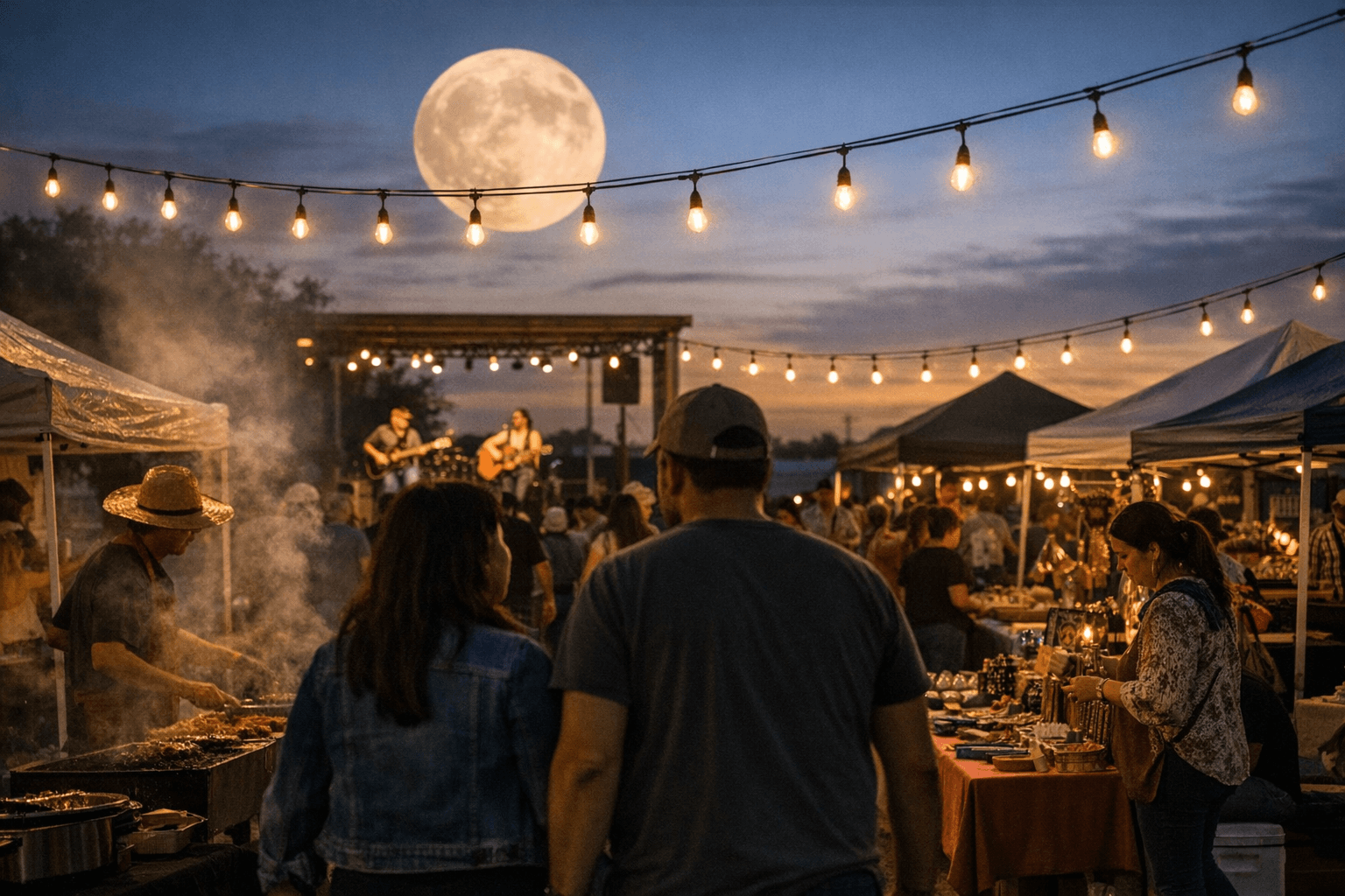Under the Moon Market Brings Vendors, Music to Downtown Alice This April