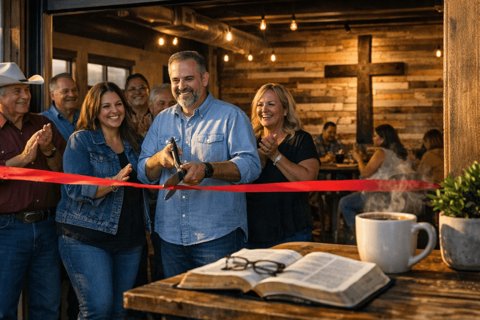 Promise Grounds Christian Café Opens in Alice, Welcomed by Chamber