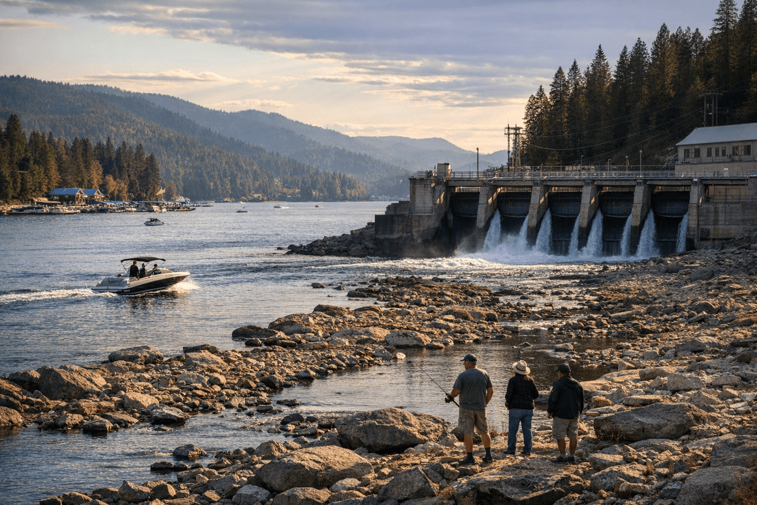 Coeur d'Alene Lake Near Summer Peak, but River Levels Still Lagging Behind