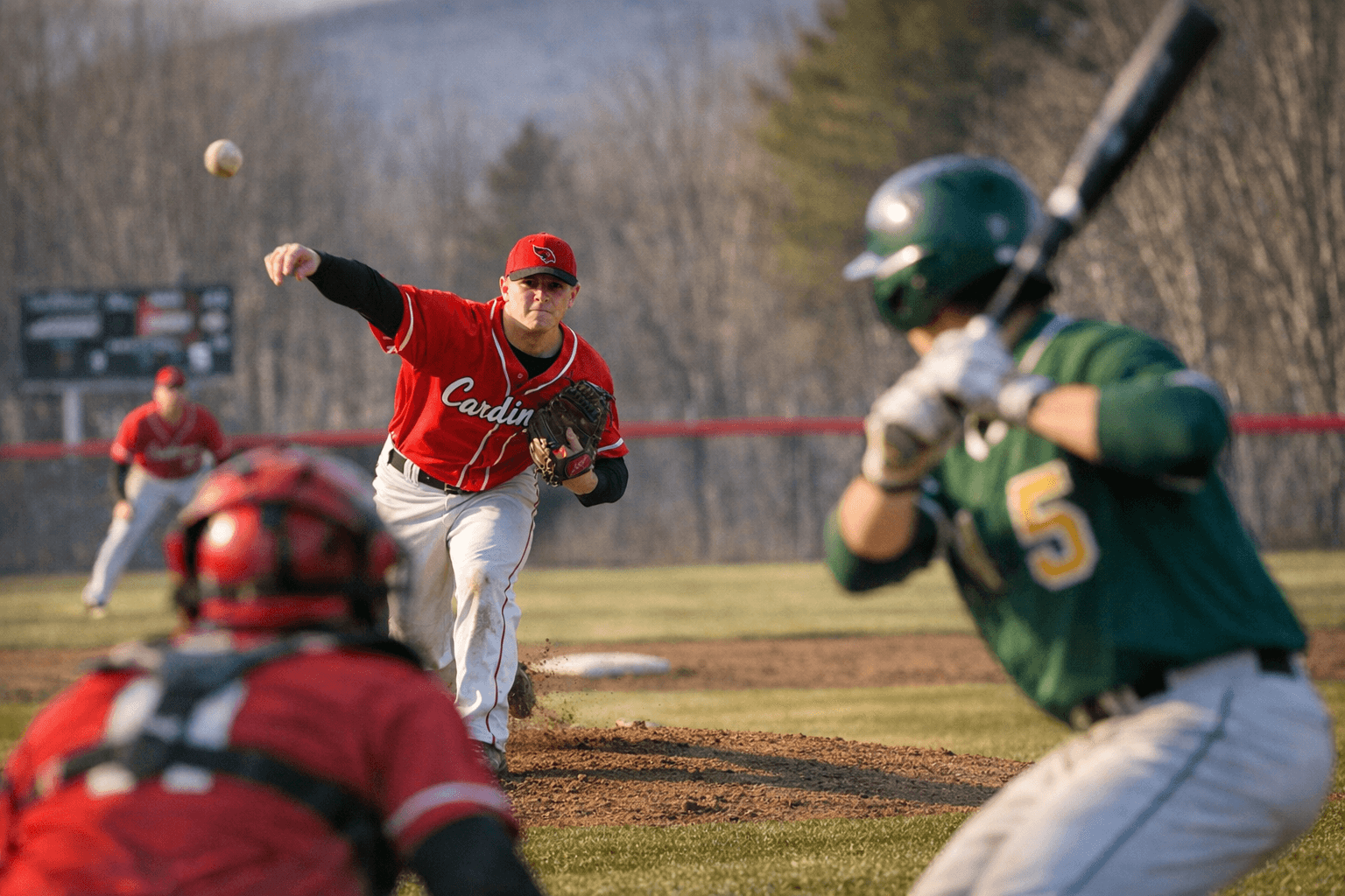 Stevens Cardinals Host Sunapee Lakers in Early Spring Baseball Matchup
