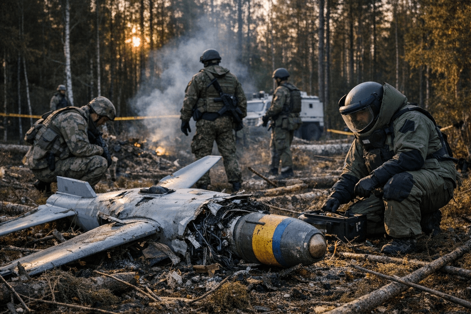 Ukrainian Attack Drone With Live Warhead Crashes Inside Finnish Territory