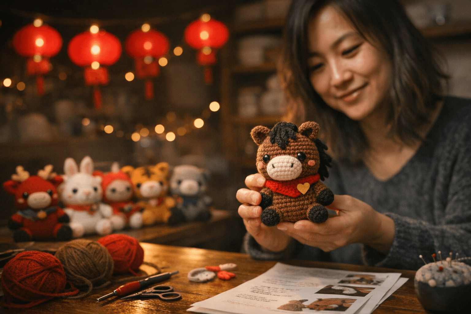 Designer Releases Ruby the Horse, Her Eighth Lunar New Year Zodiac Amigurumi Pattern