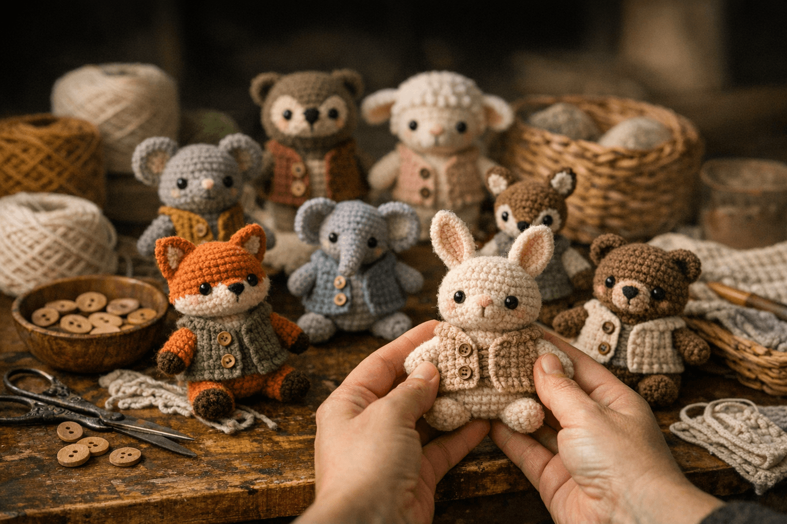 Oak and Marlow Releases Fable Baby Vest Pattern for Mini Crochet Animals