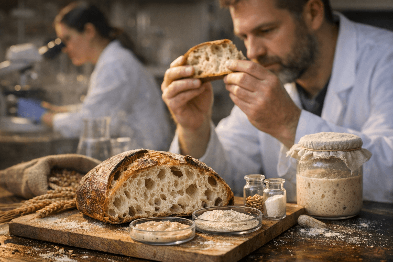 Scientists Identify Key Factors Driving Sourdough Bread's Complex Flavors and Textures