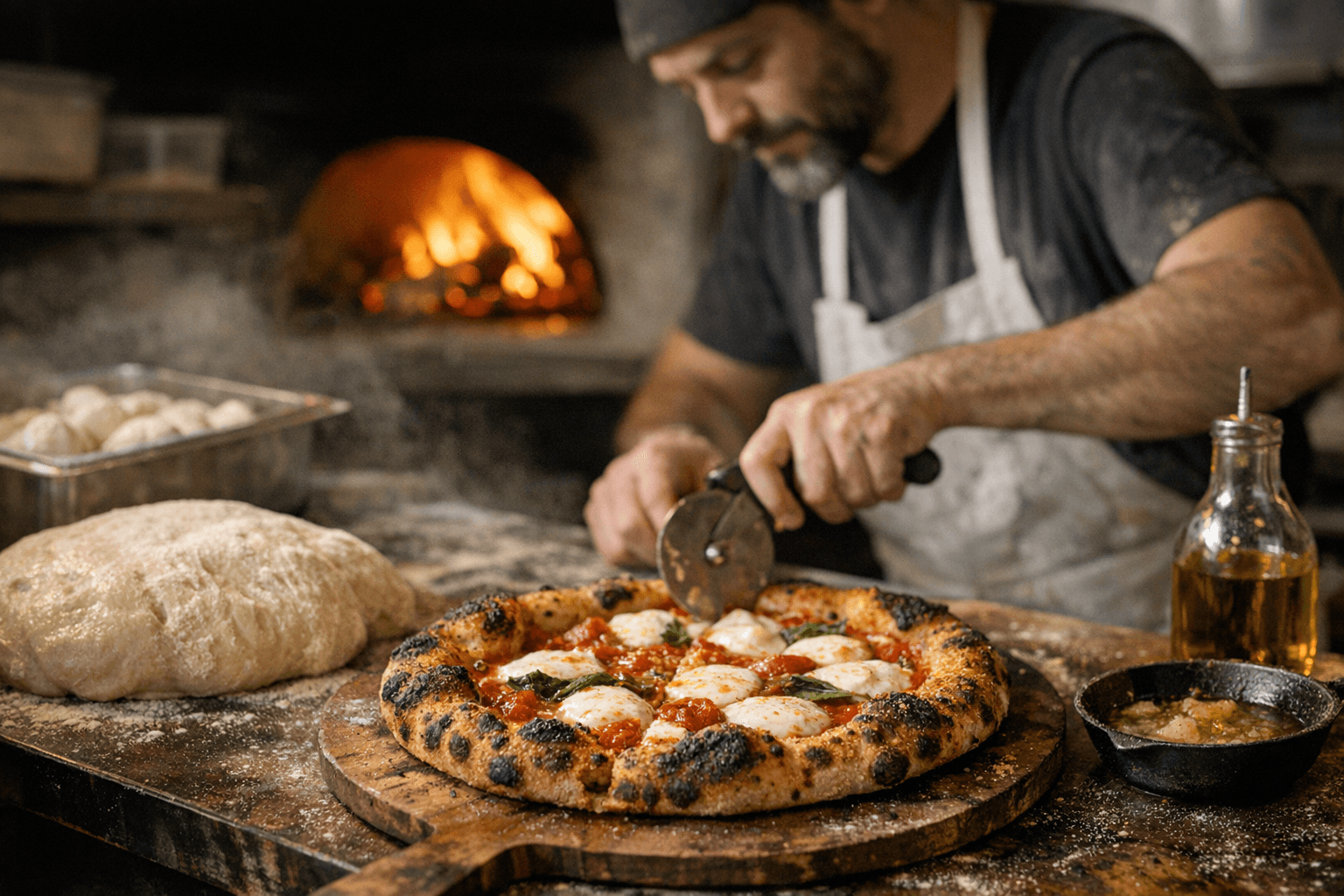 San Antonio Pizzeria Bets on Sourdough Crusts, Buffalo Mozzarella, and Beef Tallow