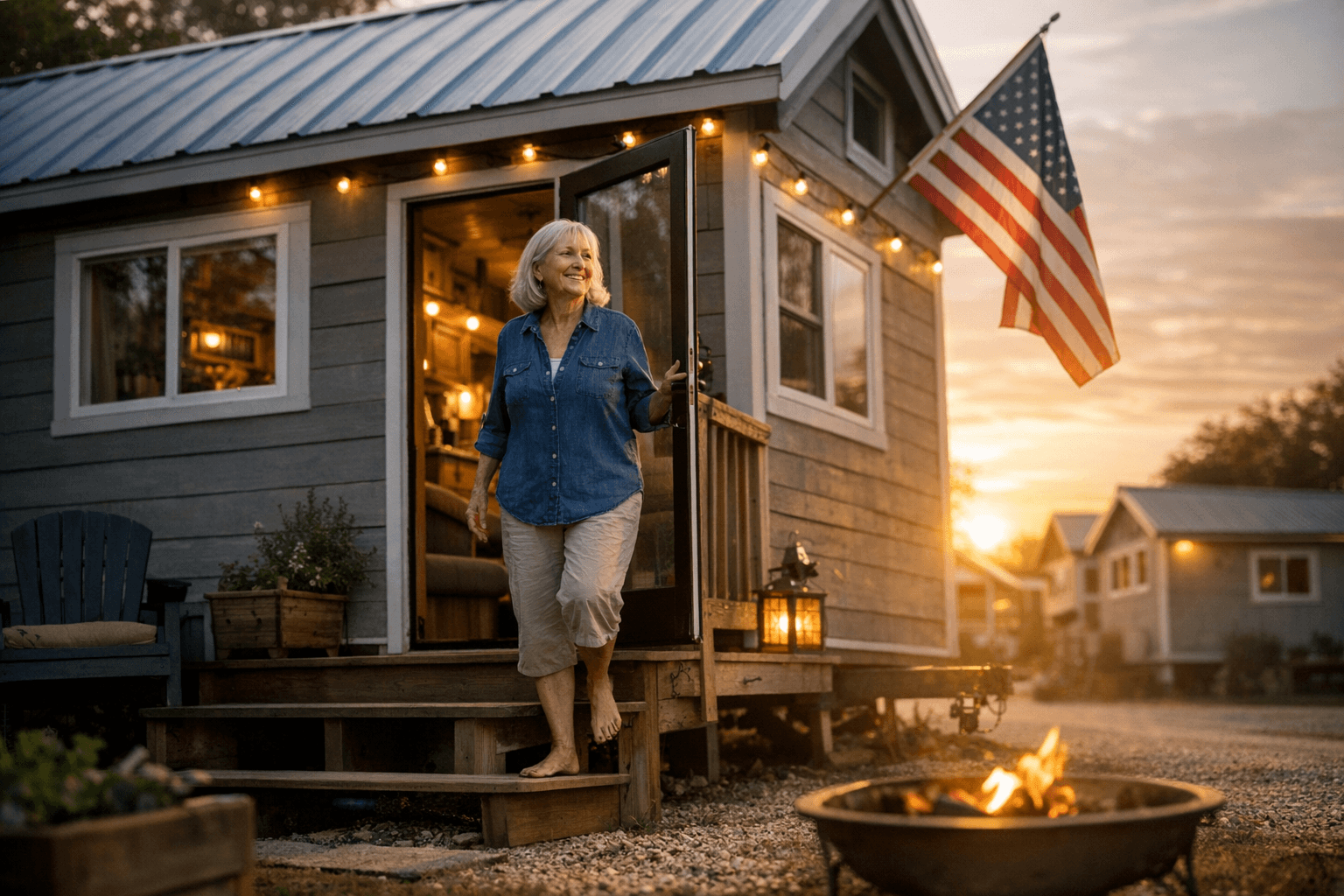 Retiree Diana Credits 28-Foot Tiny House With Transforming Her Retirement Life