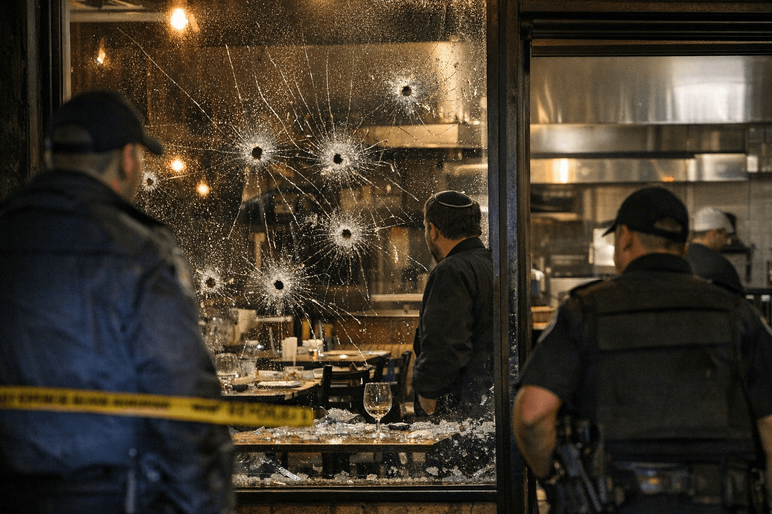Gunman Shoots Out Windows of Jewish Restaurant on Passover Night