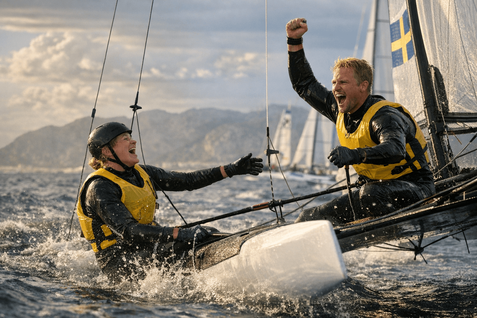 Sweden's Järudd and Jonsson Claim Nacra 17 Title at Trofeo Princesa Sofía