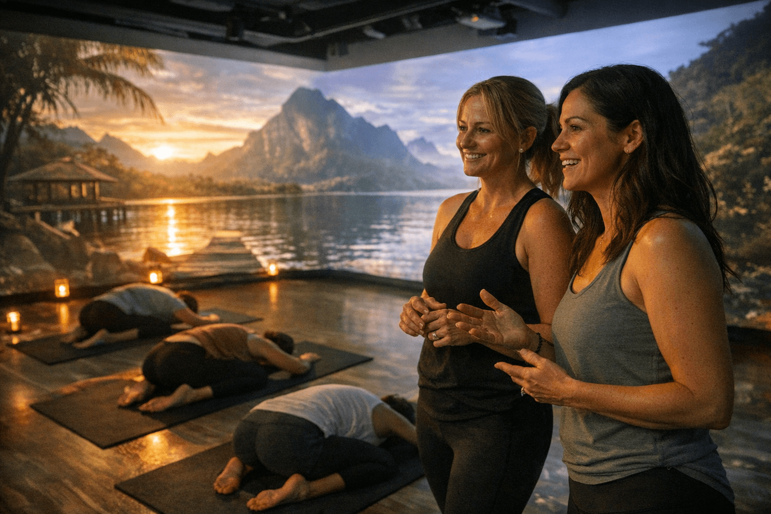 Two Nurses Open Republic Yoga Studio Blending Traditional Classes With 3D Immersive Tech