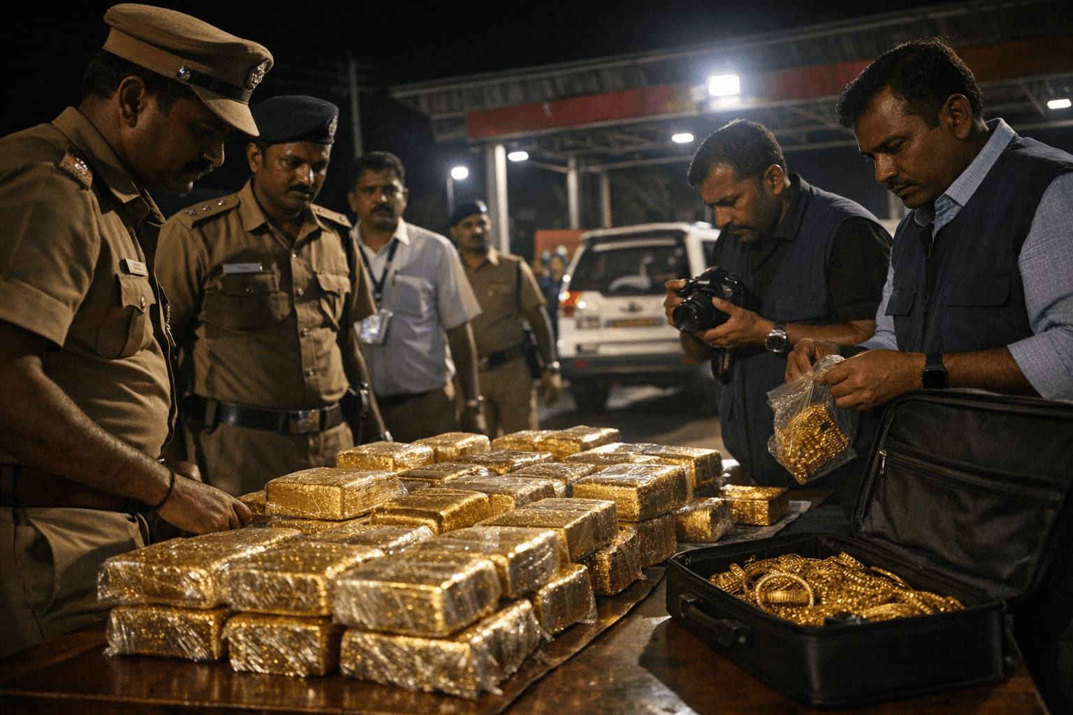 Tamil Nadu Flying Squad Seizes 46 kg GRT Jewellers Gold Worth Rs 65 Crore