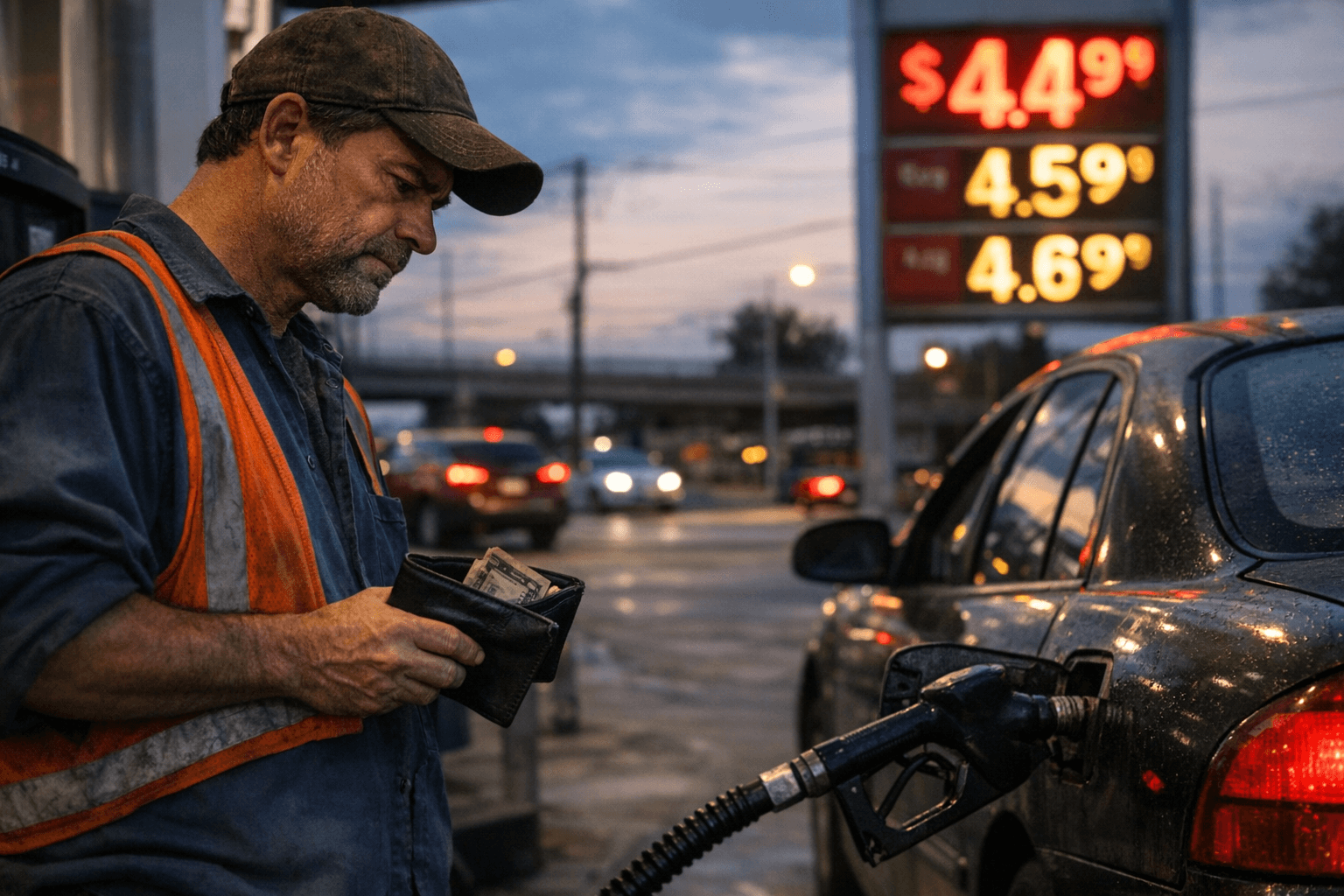 Slowing Wage Growth and Surging Gas Prices Squeeze American Workers' Buying Power