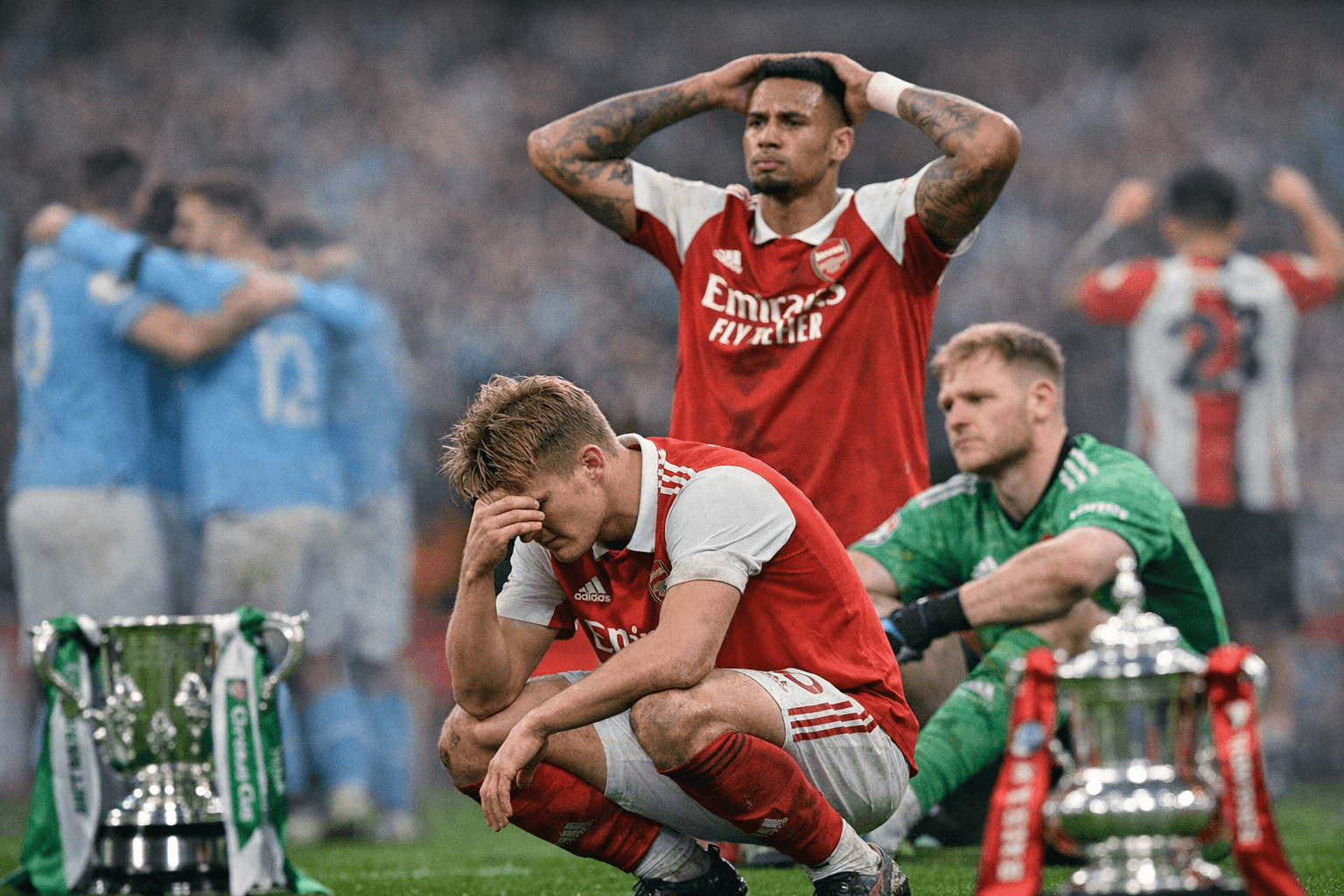 Arsenal's Quadruple Dream Shattered by Cup Defeats to City, Southampton