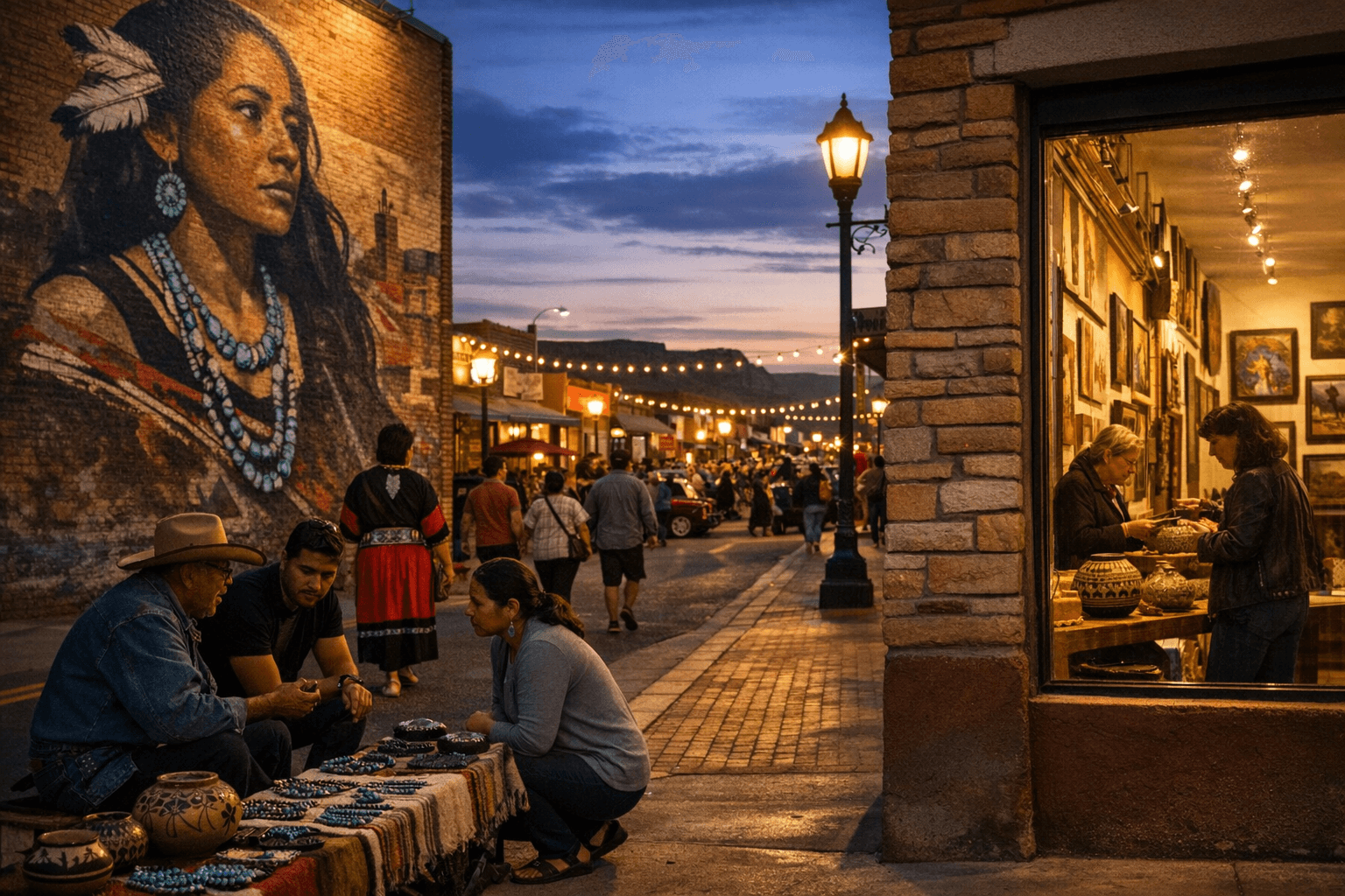 Gallup's Downtown Route 66 Corridor Offers Art, Culture, and Native Heritage