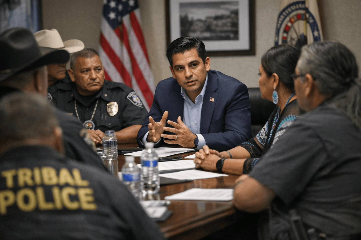 Vasquez Hosts Roundtable Pushing Federal Funding, Tribal Law Enforcement Parity Act