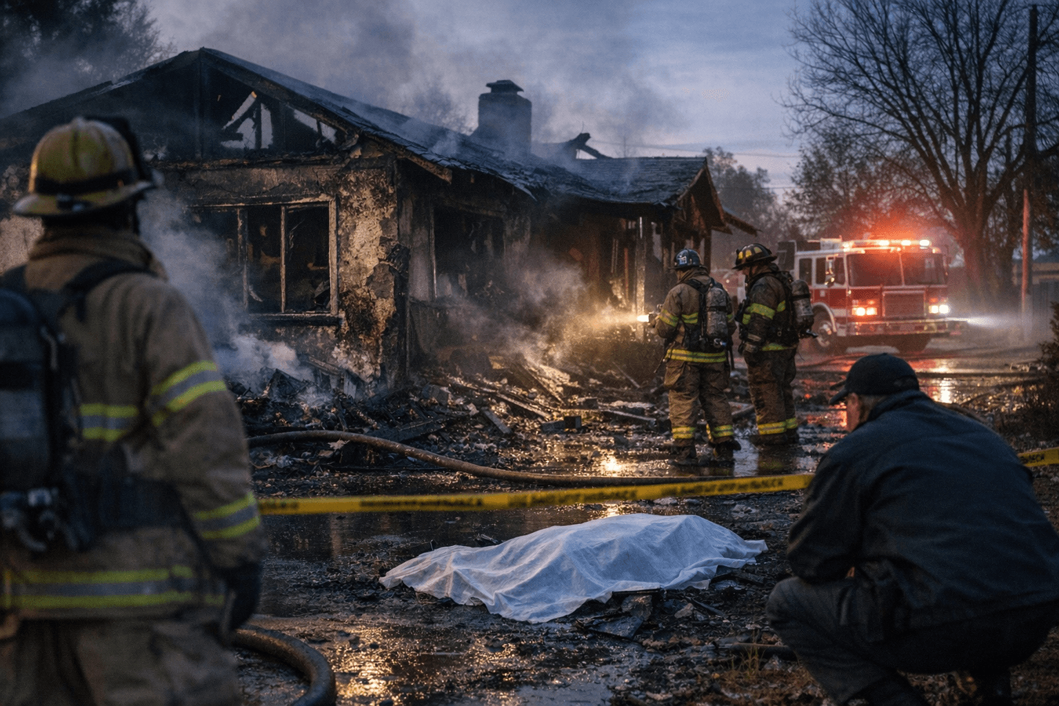 Woman Found Dead After House Fire in Porterville, Cause Investigated