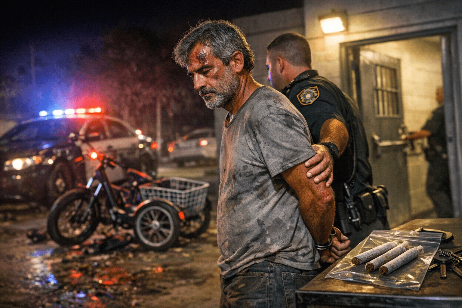 Key West Man Arrested After DUI E-Bike Crash, Contraband Found at Jail