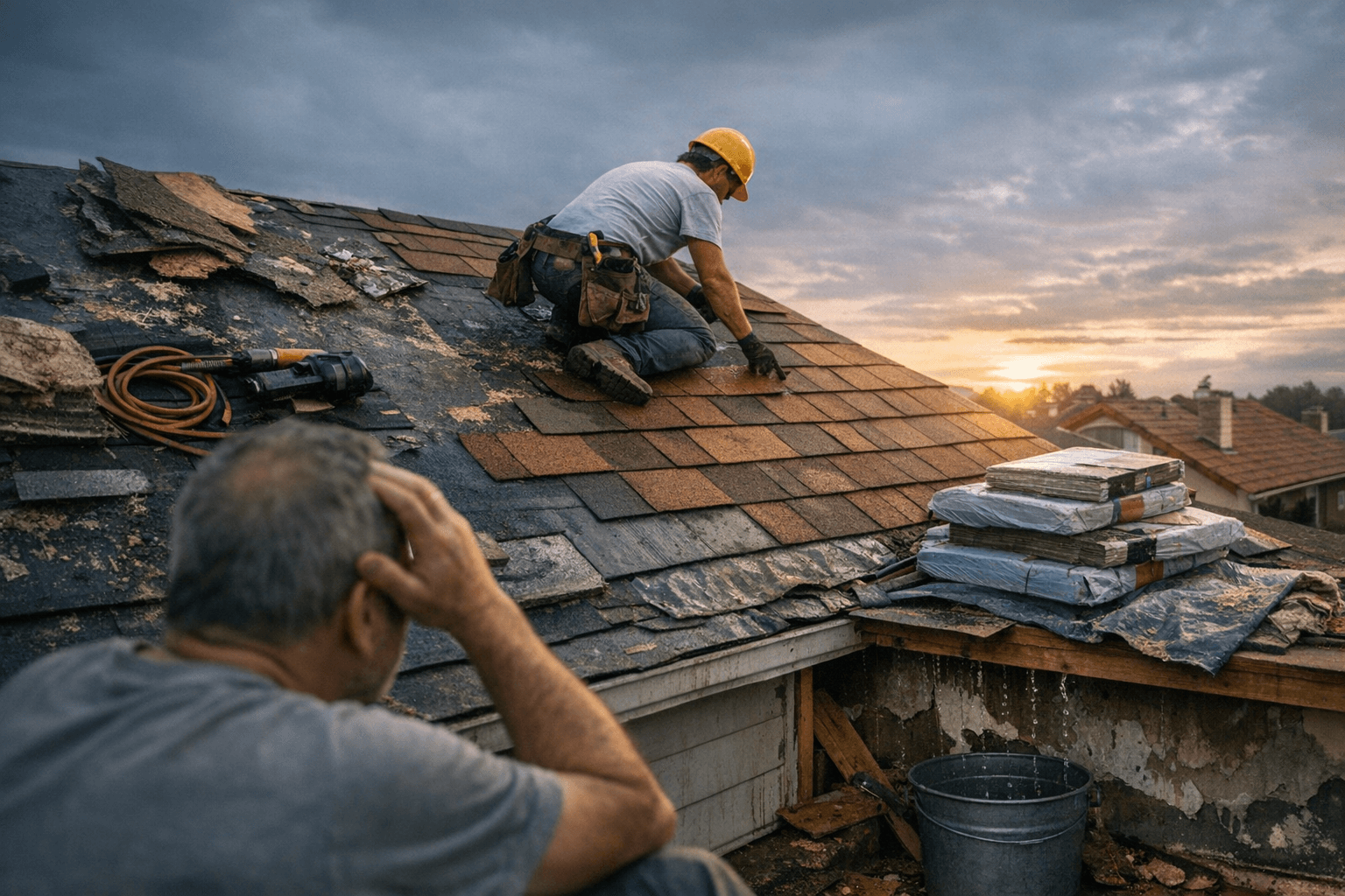 מחיר גג חדש זינק ל-80,000 דולר: כך הפכו שיפוצי בית לבלתי אפשריים