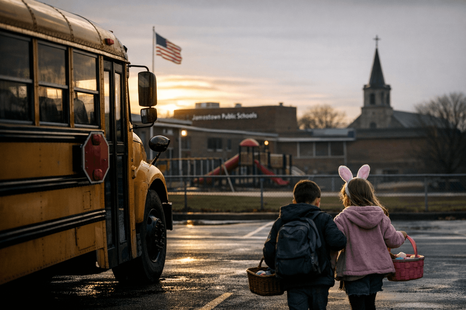 Jamestown Public Schools Closed April 3 and 6 for Easter Break