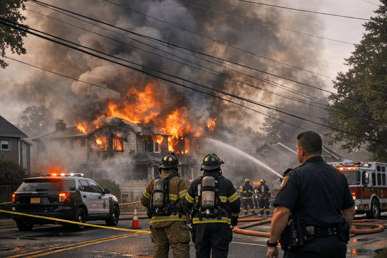 Fast-Moving Division Avenue Fire Triggers Road Closures, Prompts Investigation