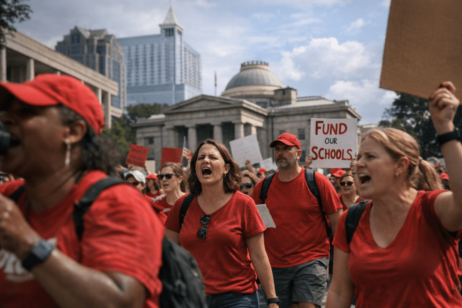 NC Educators Plan Raleigh March, Demanding More Public School Funding