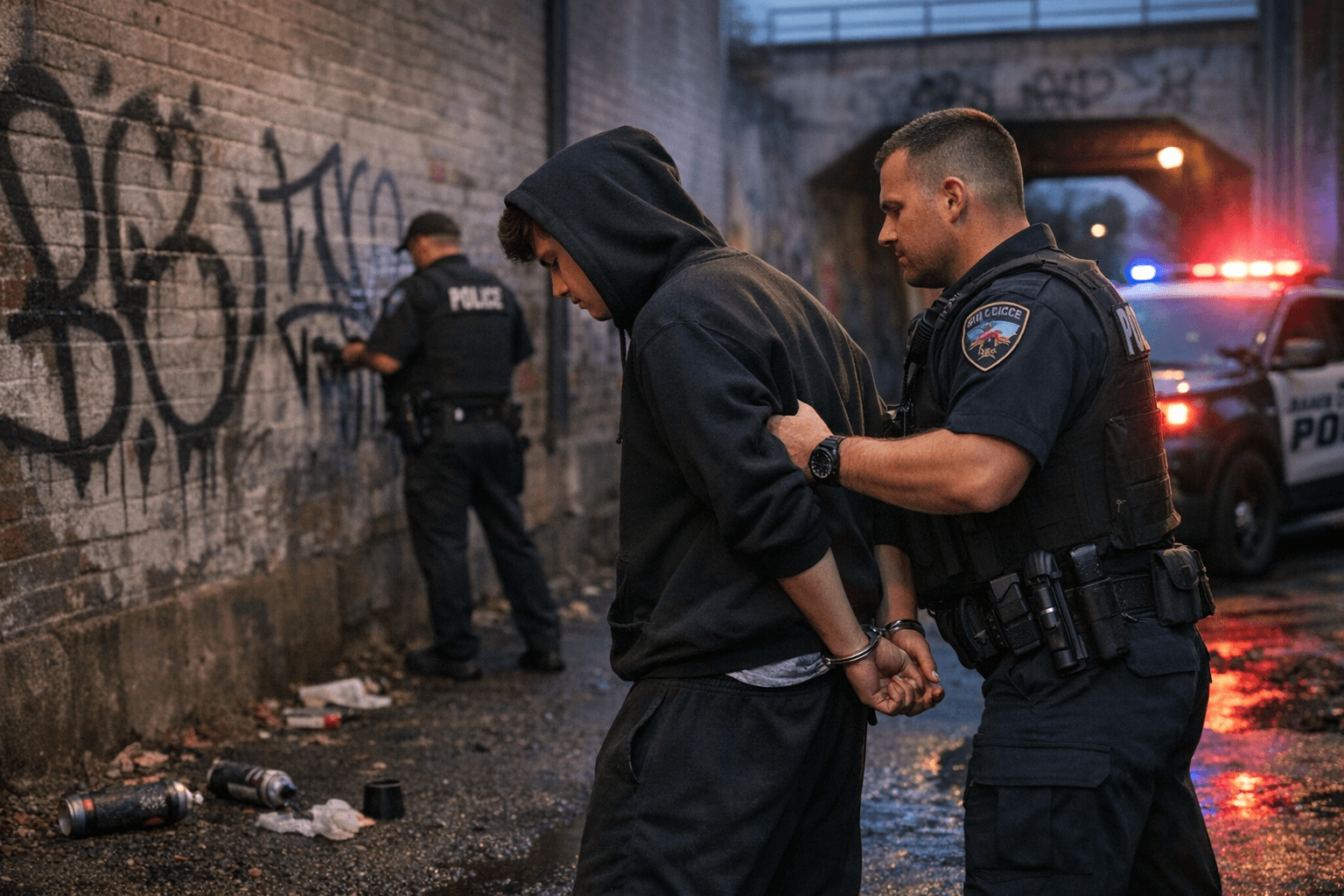 Baker City Police Arrest Second Suspect in Gang-Related Graffiti Spree