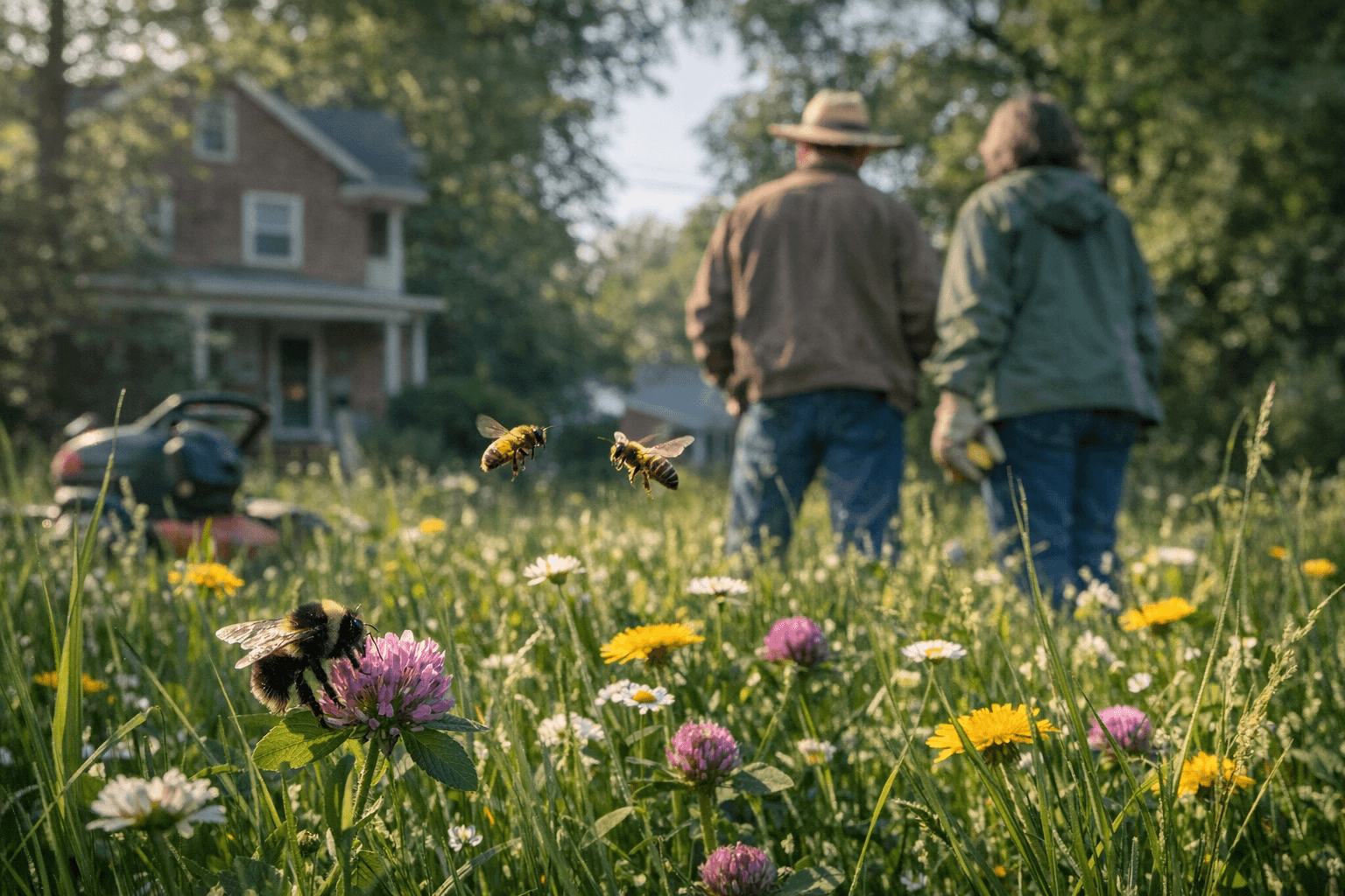 College Park Skips Lawn Mowing in April to Boost Native Pollinators