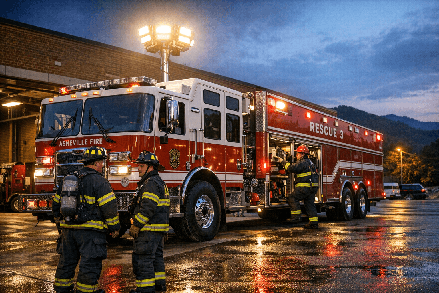 Asheville Fire Department Puts New Rescue 3 Truck Into Service