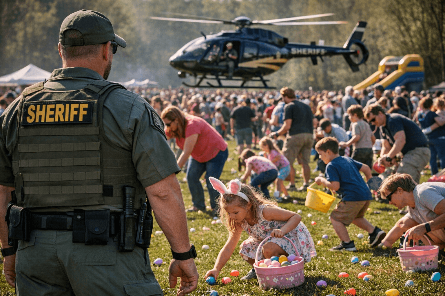 Forsyth County Sheriff's Office Easter Eggstavaganza Draws 9,000 Families