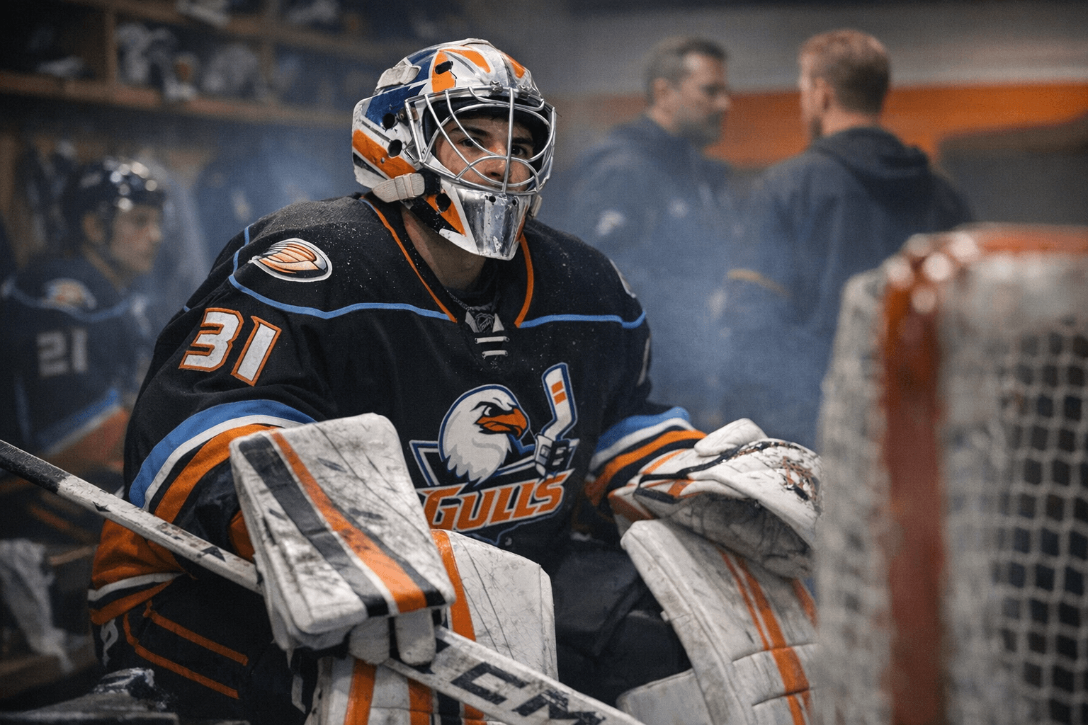Ducks Assign Olympic Netminder Clara, Pettersson to Gulls Ahead of Playoffs