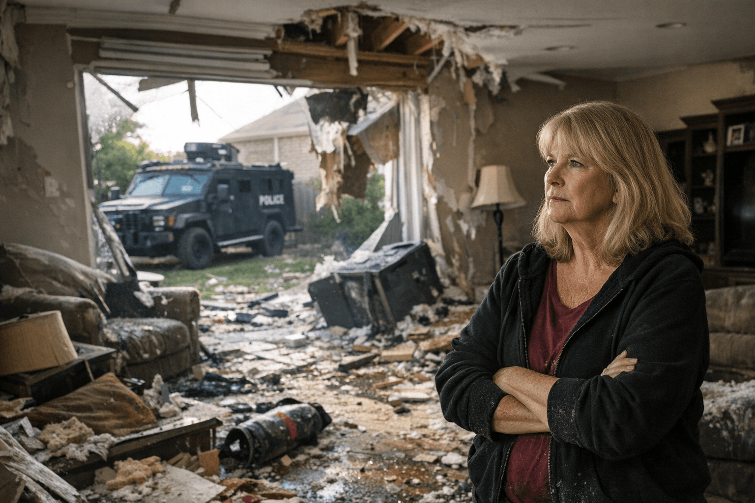 McKinney Homeowner Seeks Compensation After SWAT Raid Destroyed Her House