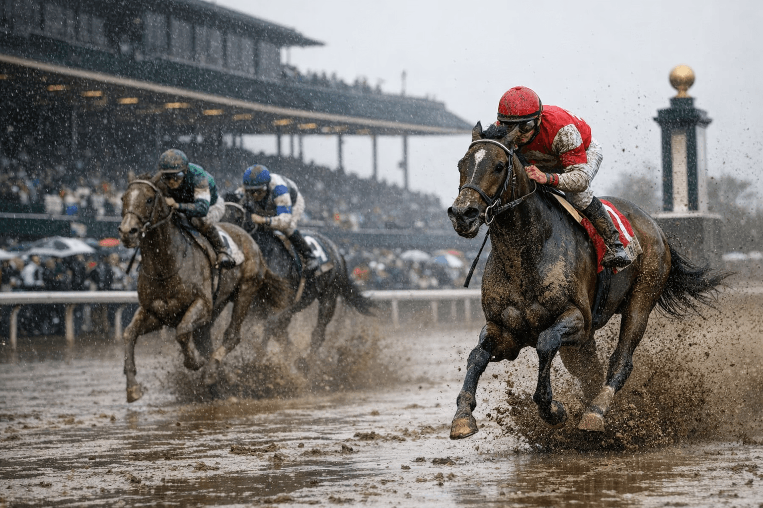 Trouble Calling Surges Late to Capture Lafayette Stakes at Keeneland