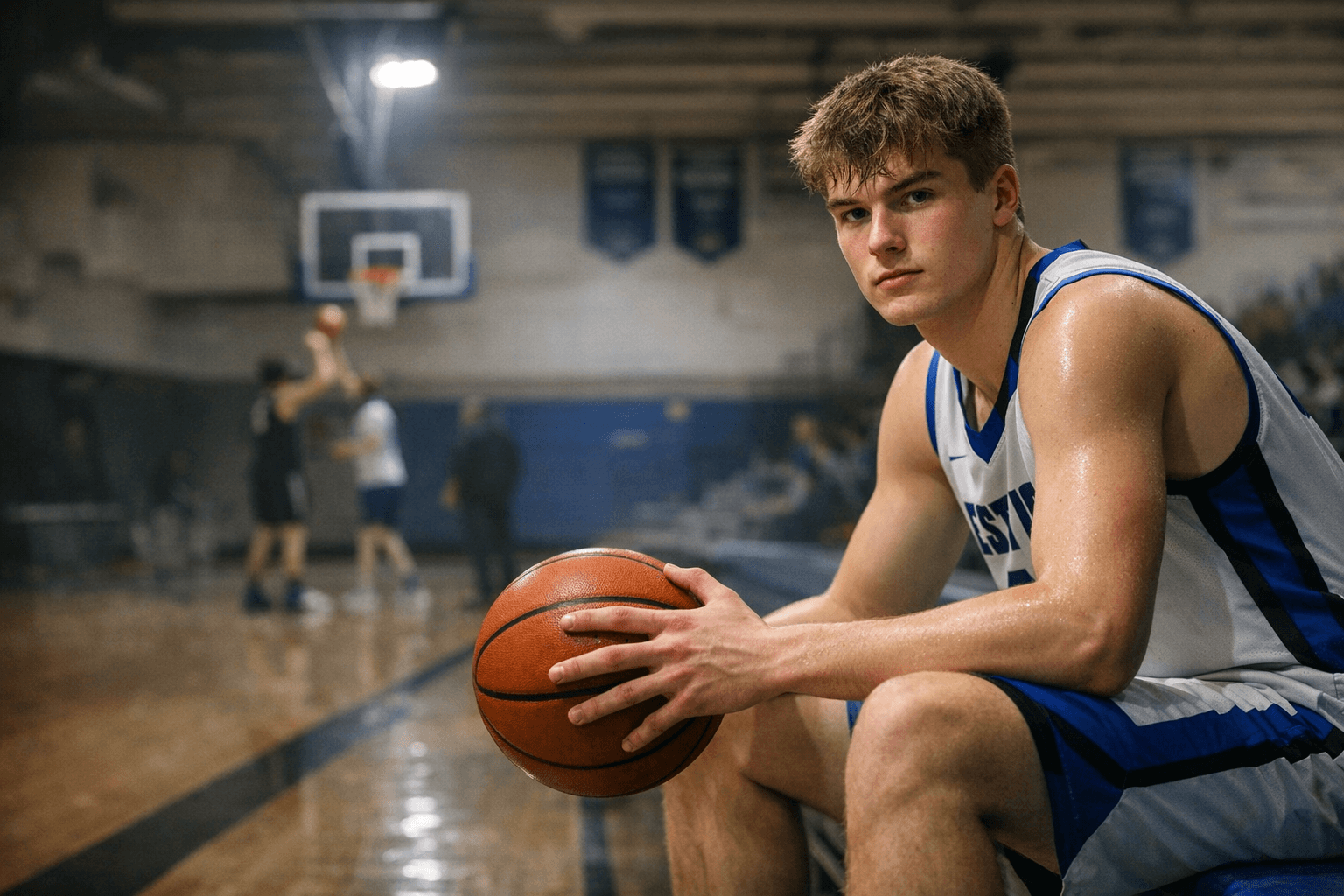 West Iron County Sophomore Seth Oberlin Earns All-U.P. Basketball Special Mention