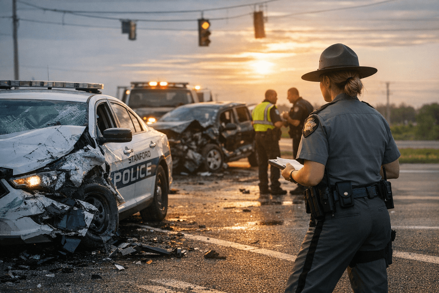 KSP Post 7 Investigates Crash Involving Stanford Police Cruiser in Lincoln County