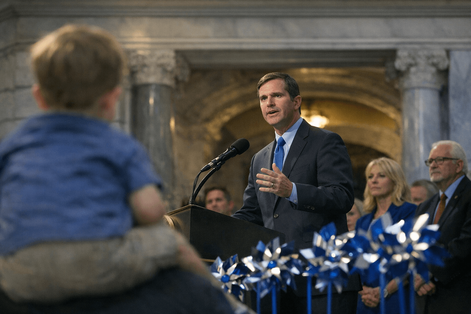 Governor Beshear, PCAK Launch Child Abuse Prevention Month at Capitol Ceremony