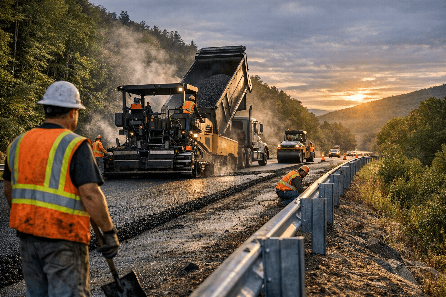 NHDOT Paving, Guardrail Work Set for Route 11 and 12 Corridors