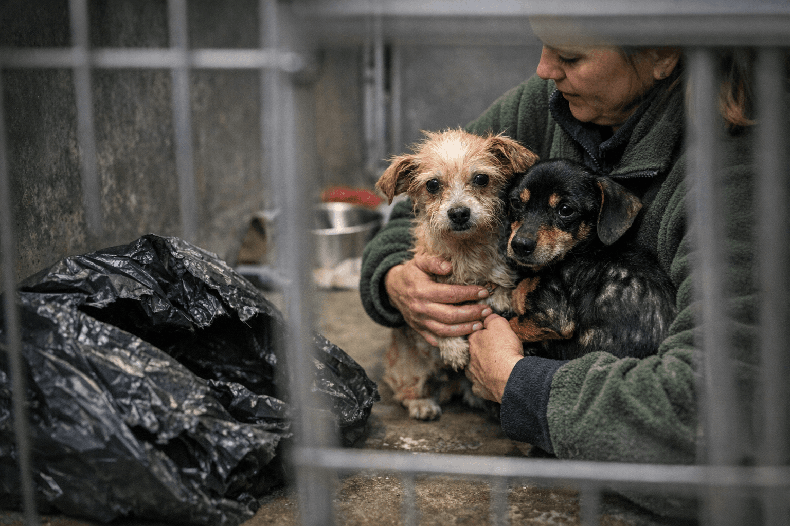 Dogs Found Abandoned in Garbage Bag Near Rembrandt Ready for Adoption