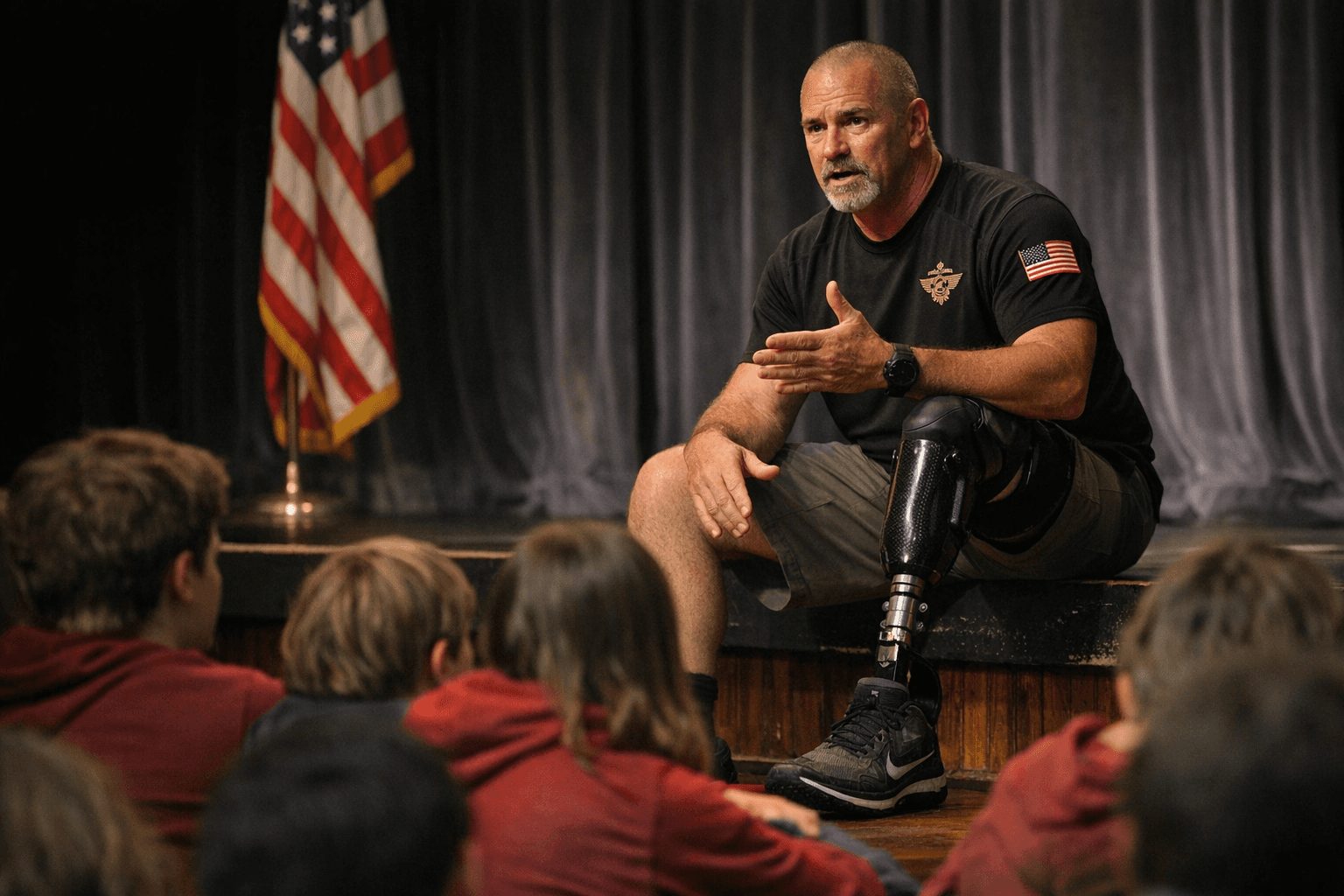 Veteran Amputee Tells Lewisburg Students They Are Stronger Than They Think