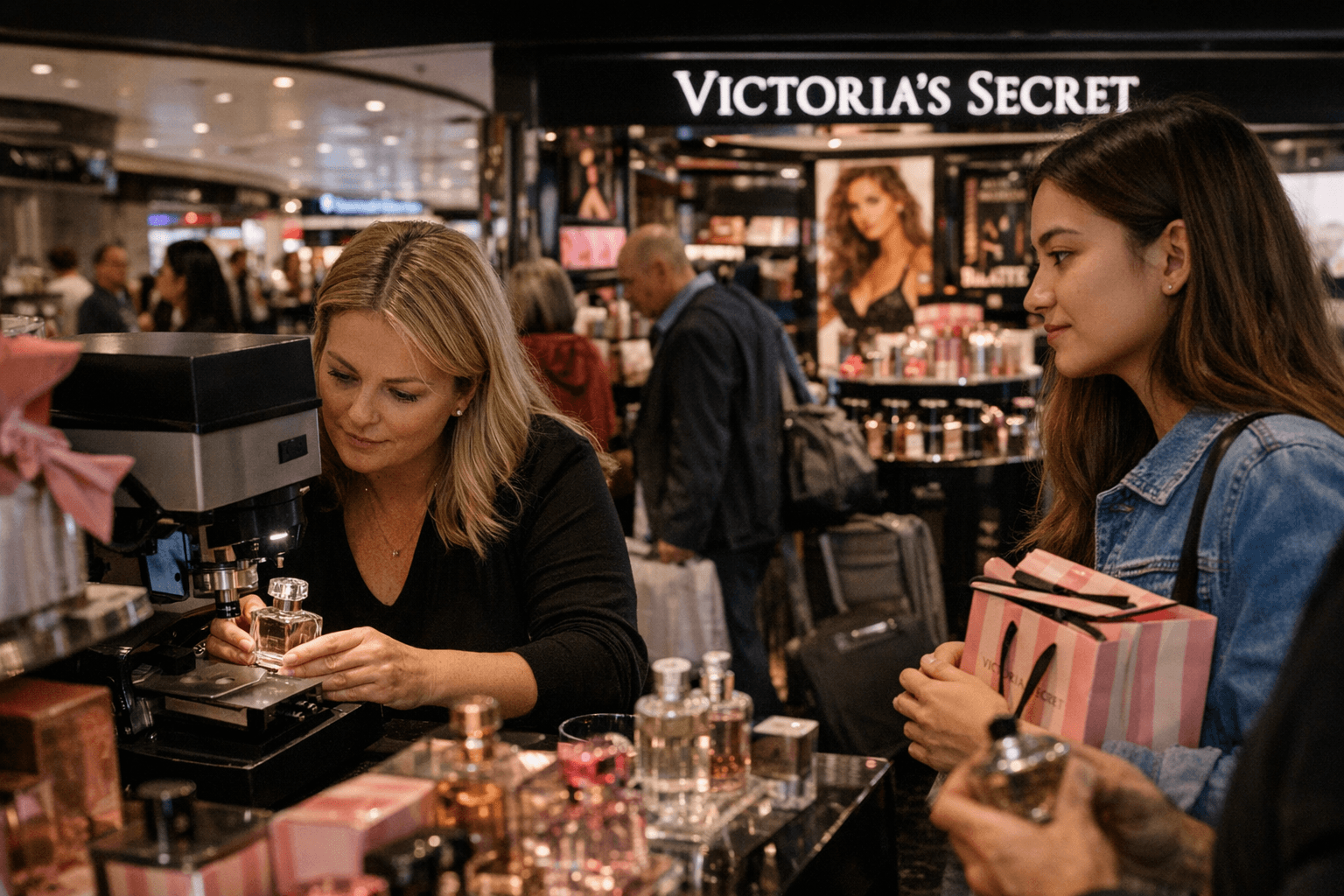 Victoria's Secret Returns to New Zealand With Fragrance Engraving at Auckland Airport