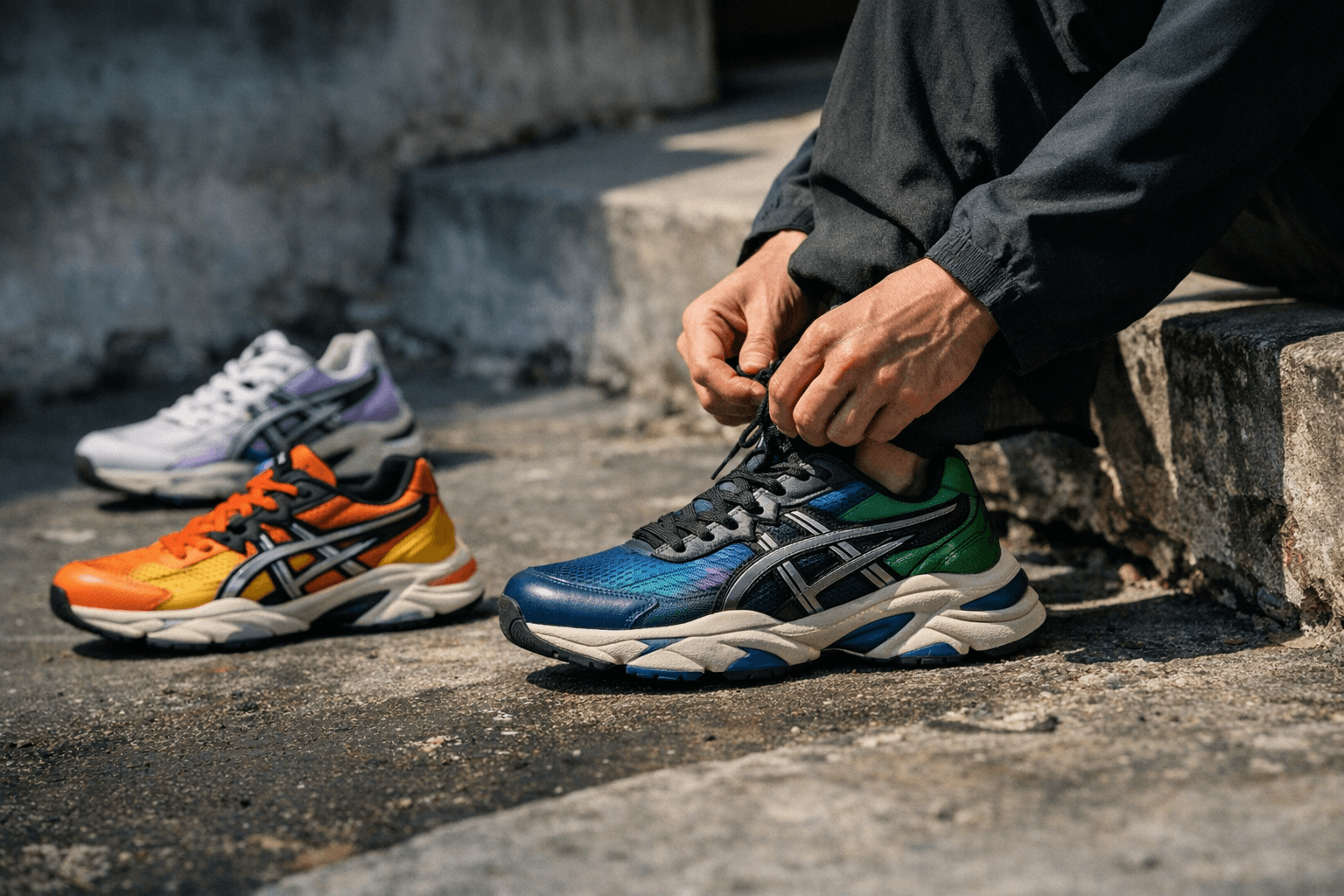 Kiko Kostadinov x ASICS UB13-S GEL-SD Lyte Drops Three Colorways April 2