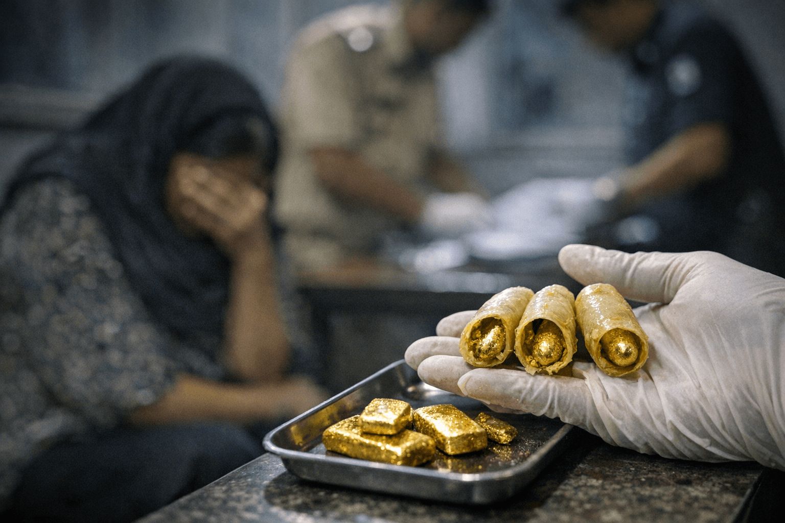 Woman Arrested at Ahmedabad Airport With 553 Grams of Gold Hidden Internally
