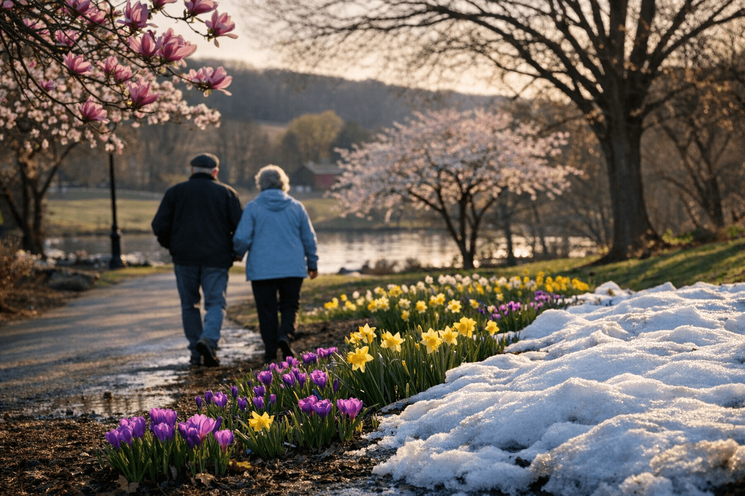 Spring Blooms Replace Winter's Last Grip in South-Central Pennsylvania