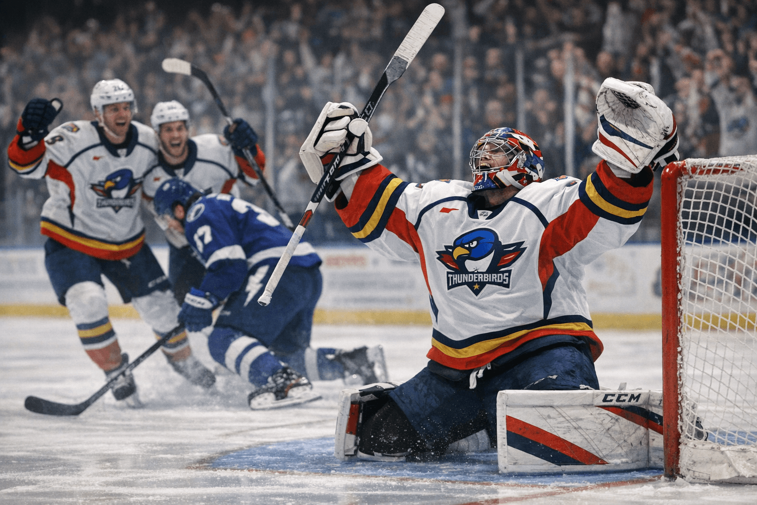 Springfield Thunderbirds Win Shootout Over Syracuse for Third Straight Victory