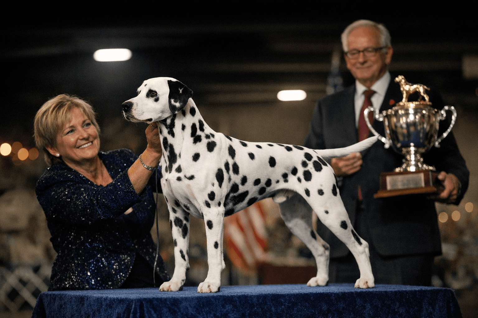 Dalmatian CH Fortuna Wins Best in Show at Greater Daytona Fanciers Event