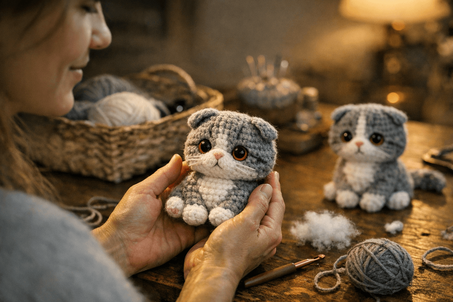 Free Scottish Fold Cat Amigurumi Pattern Captures the Breed's Signature Charm