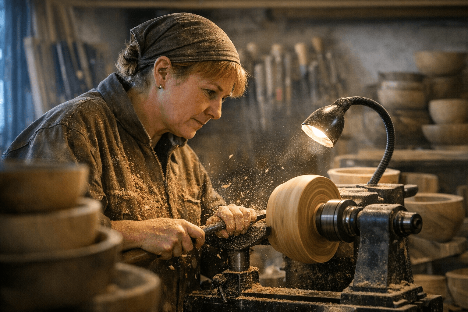 BBC's I Made It at Market Revisits Wiltshire Woodturner Lucinda's Craft Journey