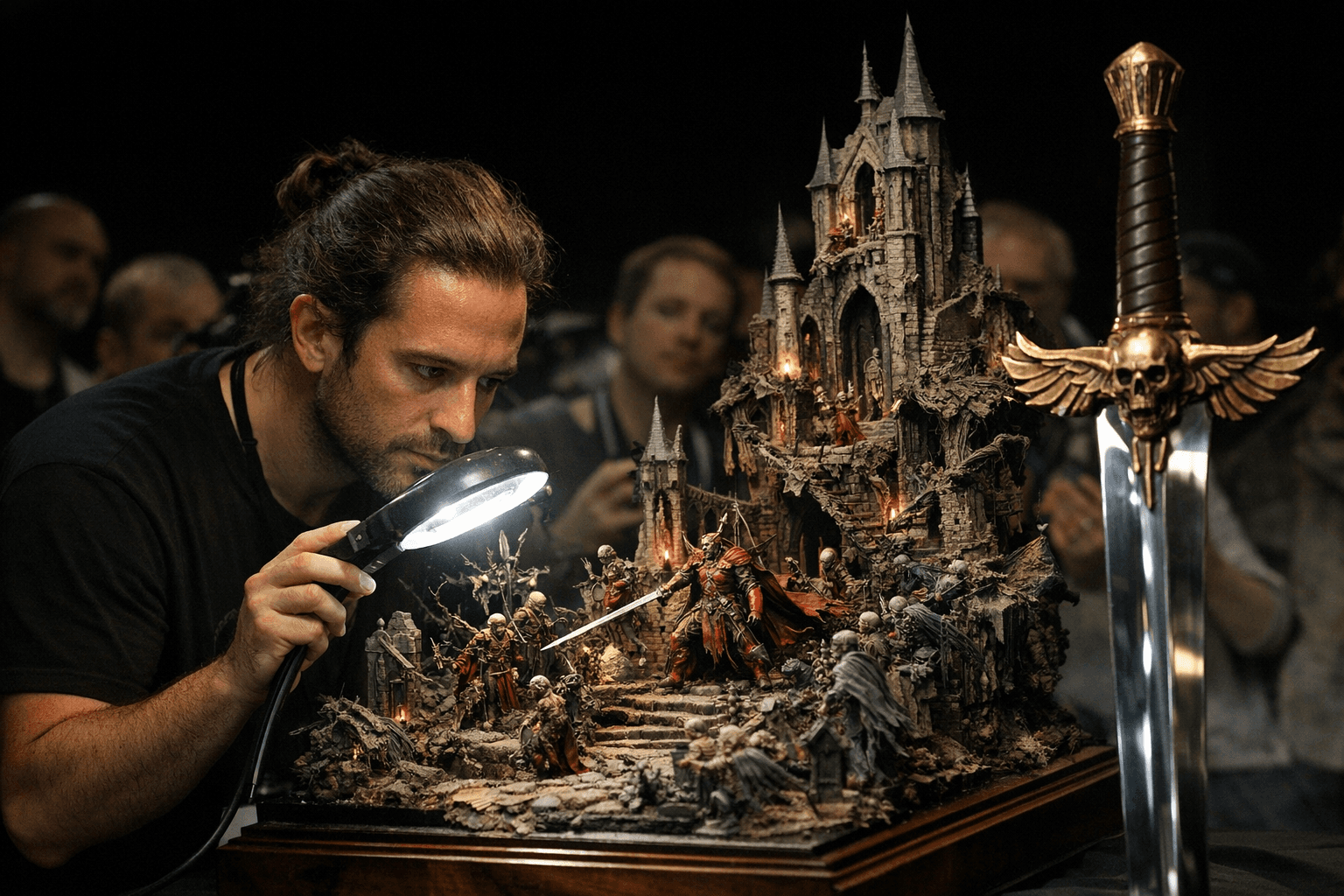 David Arroba's 800-Hour Slayer Sword Diorama Sets a New Golden Demon Standard