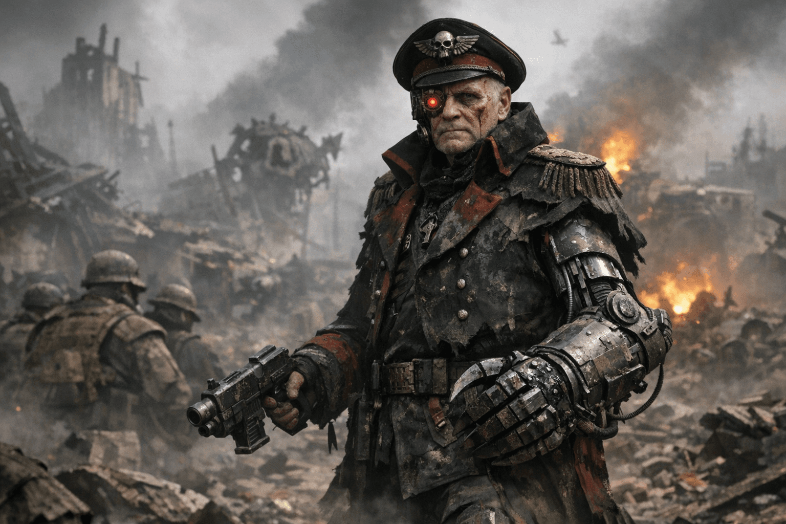 Commissar Yarrick Returns to Armageddon, Survived Death With Renewed Vendetta