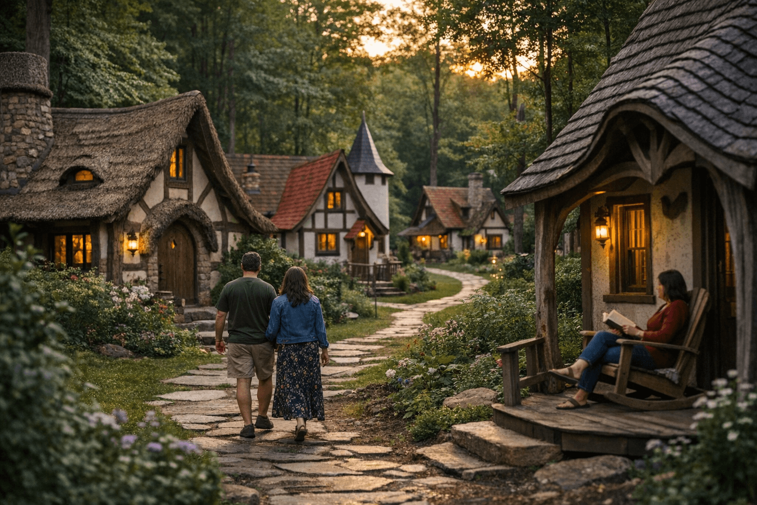 New York's Fairy-Tale Tiny House Village Grows to 140 Storybook Cottages